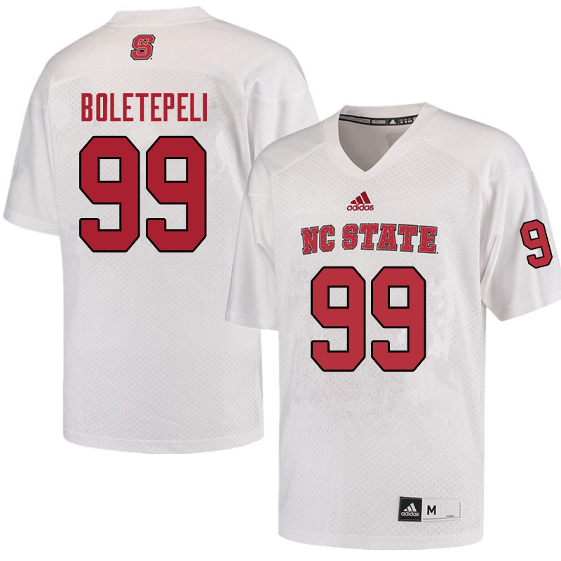Men #99 Joseph Boletepeli NC State Wolfpack College Football Jerseys Sale-Red - Click Image to Close